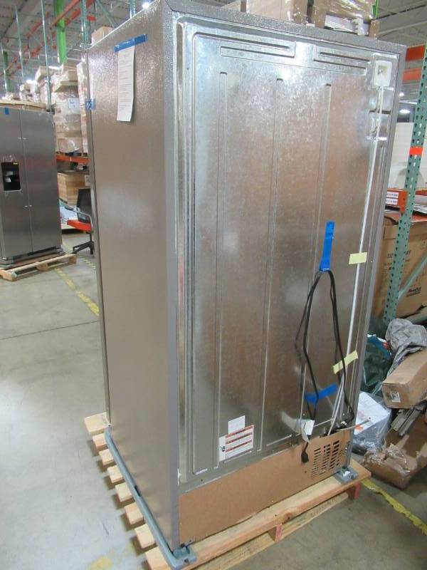 lot 31 image: Whirlpool 24.6-cu ft Side-by-Side Refrigerator with Ice Maker (Fingerprint-Resistant Stainless Steel) WRS315SDHZ