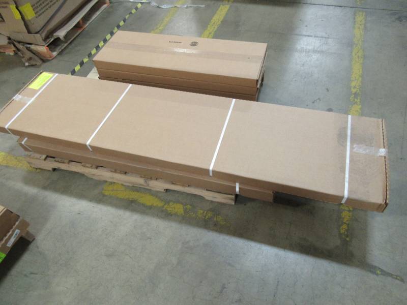lot 34 image: Easy Track 8-ft x 7-ft White Wood Closet Kit, Model OK7272