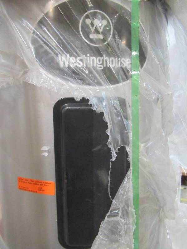 Westinghouse 52 Gal. 5500-Watt Lifetime Residential Electric Water Heater  with Durable 316L Stainless Steel Tank | MN HOME OUTLET AUCTION BURNSVILLE  #59 | K-BID