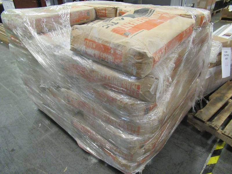lot 75 image: QUIKRETE 70-lb Gray Type- N Cement Mix - Approximately 40 bags, Model 100920