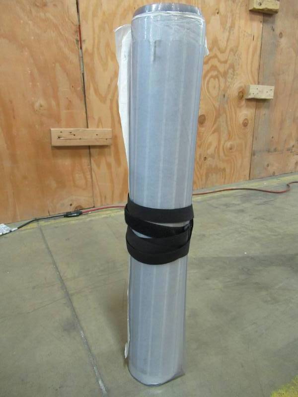 lot 129 image: Tenex 27-in W Cut-to-Length Clear Extruded Vinyl Utility Runner, Model 2426100L