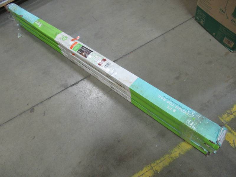 lot 153 image: 3 Cases (1Case) of Trex Transcend 8 Crown Top Rail, Fire Pit, FPCROWNTR08