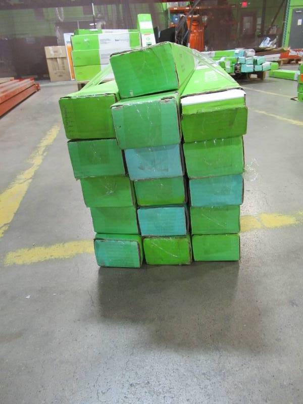 lot 156 image: 16 Cases (1Case) of Trex Transcend 6 Universal TopBottom Rail, Charcoal Black, WTUNIVTBR06