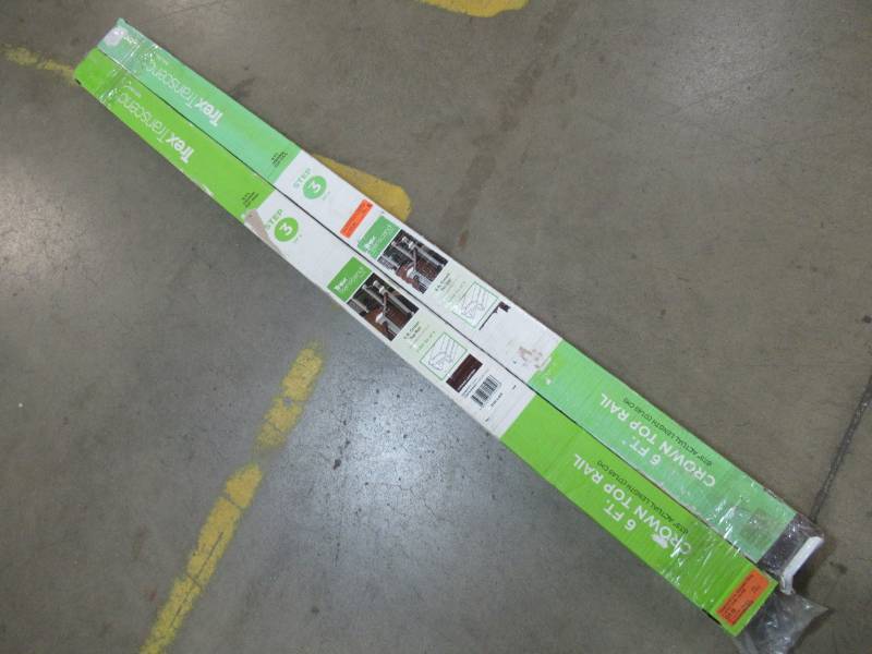 lot 160 image: 2 Cases (1Case) of Trex Transcend 6 Crown Top Rail, Vintage Lantern, VLCROWNTR06