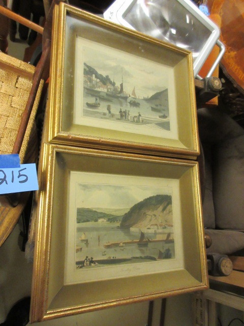 lot 215 image: PICTURE PAIR