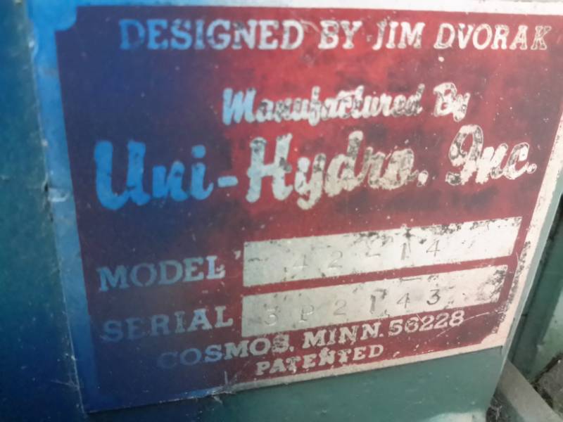 lot 11 image: Uni Hydro 42-14 Ironworker