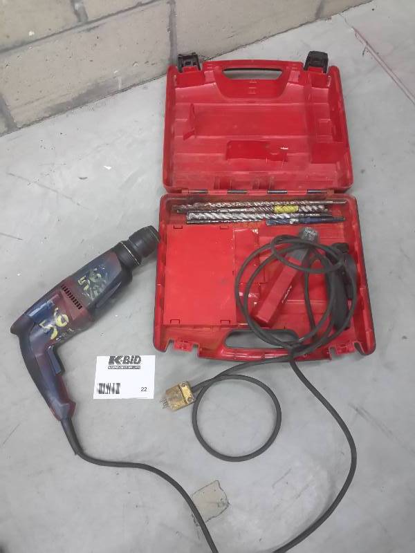 lot 22 image: Hilti Rotary Hammer