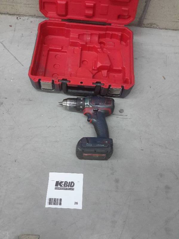 lot 26 image: Milwaukee Cordless 12 DrillDriver