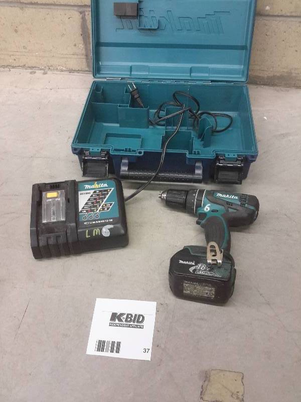 lot 37 image: Makita Cordless Hammer DriverDrill