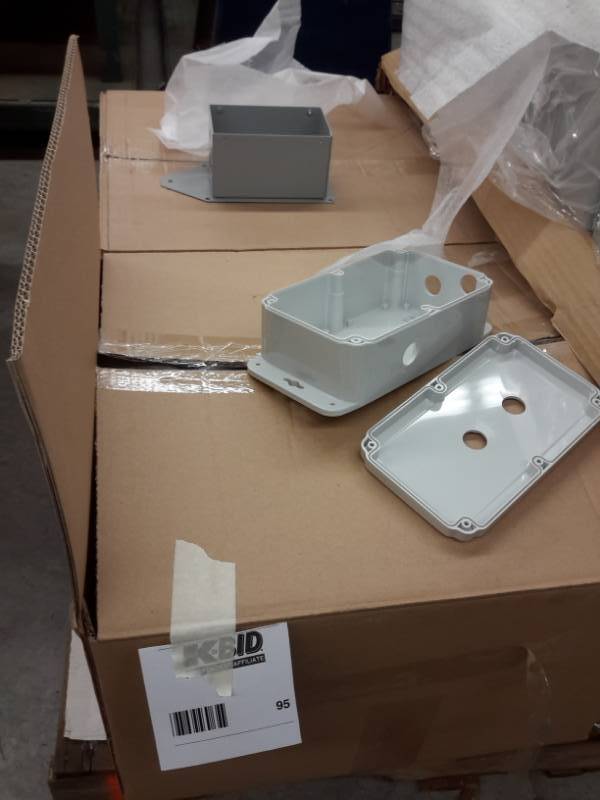 lot 95 image: Lot of Industrial Control Panel Enclosures, Plastic, Please See Close-Ups