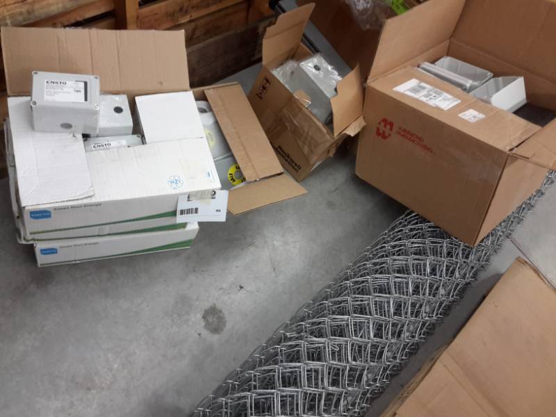 lot 96 image: Lot of Wire Enclosures, Metal Stop Panels, Please See Close-Ups