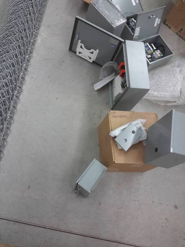 lot 85 image: Lot of industrial Electrical Boxes, Please See Close-Ups