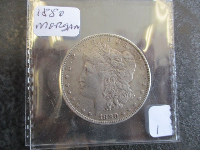 Extra Fine 1880 Morgan Silver Dollar