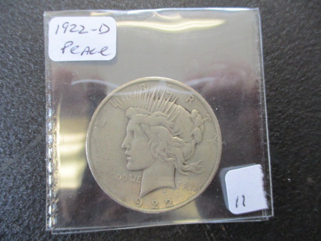 1922-D Peace Silver Dollar