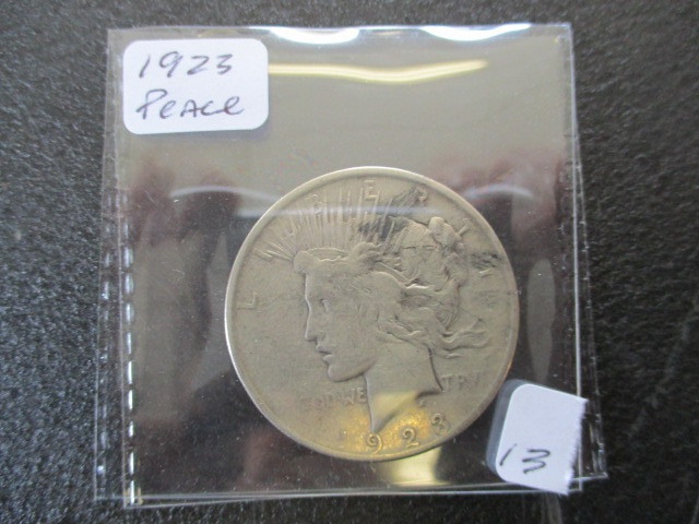 1923 Peace Silver Dollar