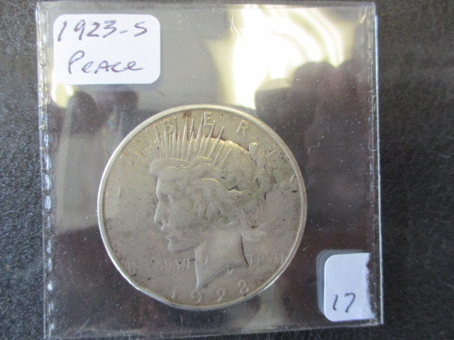 Gorgeous Toned 1923-S Peace Silver Dollar
