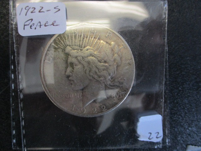 1922 Peace Silver Dollar