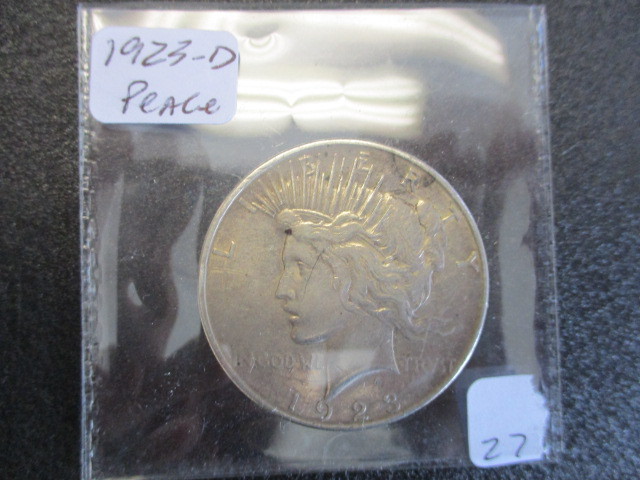 1923-D Peace Silver Dollar