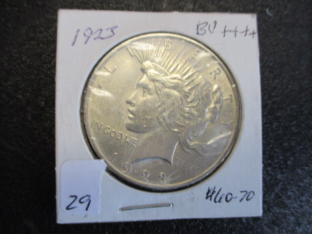 BU 1923 Peace Silver Dollar