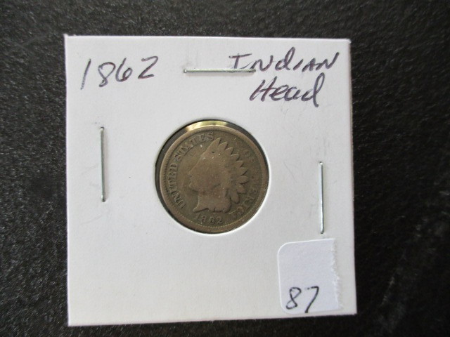 1862 Indian Head Penny