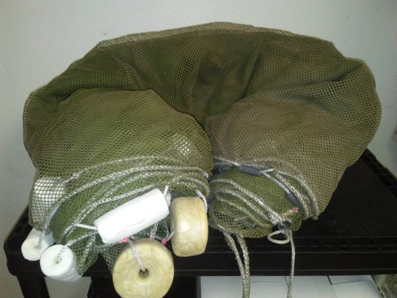 lot 89 image: Newer minnow seining net