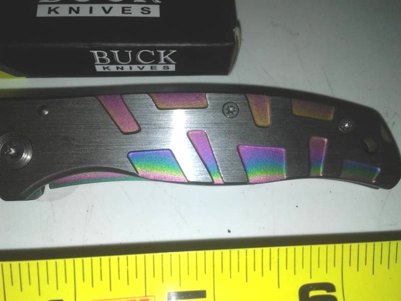 lot 47 image: New buck knife foldable pocket