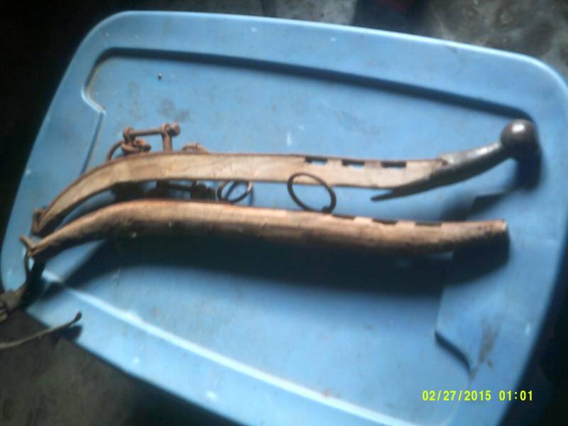 2 ANTIQUE HORSE HAMES