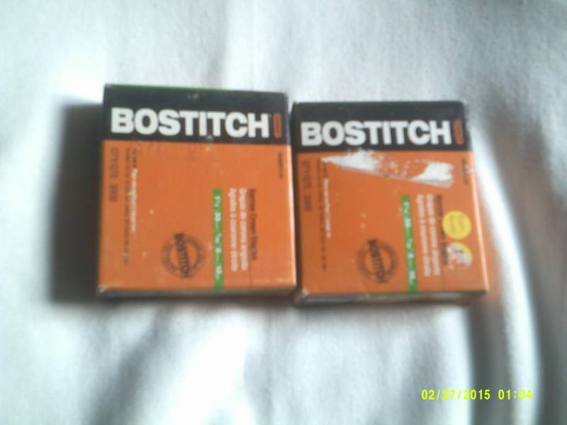 2 BOXES 1 12 INCH BOBSTITCH STAPLES
