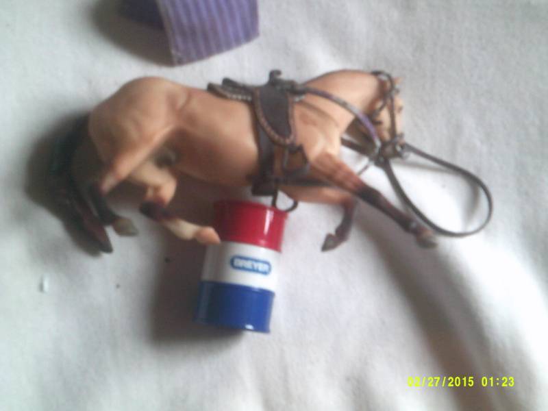 VINTAGE BREYER HORSE WITH BARREL