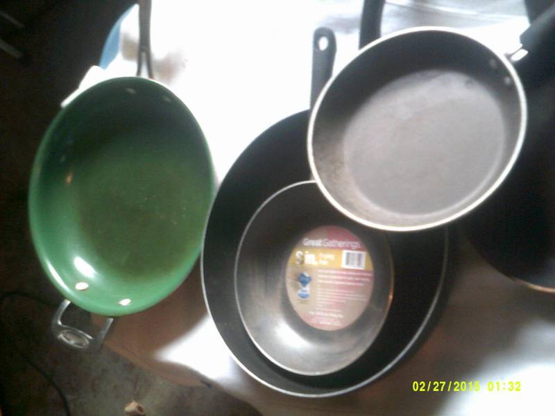 5 NON STICK FRYING PANS