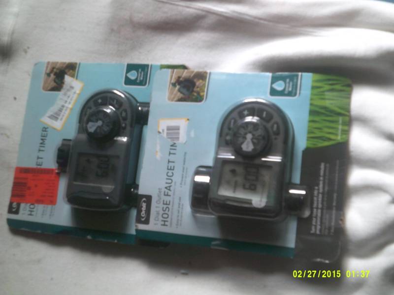 2 ORBIT HOSE TIMERS