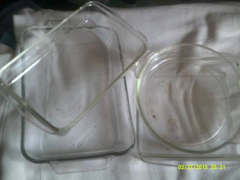 PYREX AND ANCHORWARE DISHES