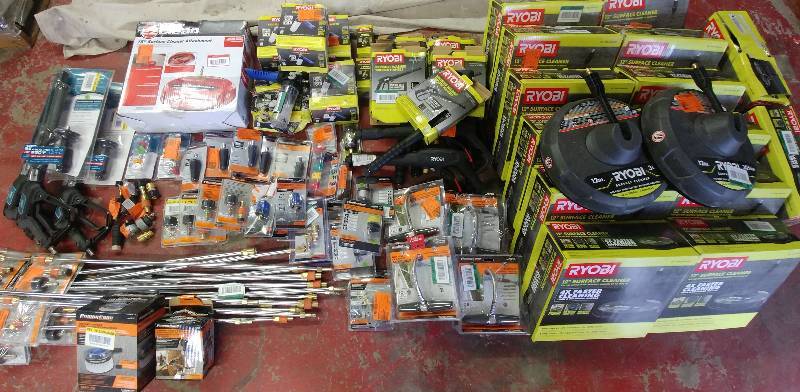 lot 15 image: LARGE lot of assorted Power Washer fittings, accessories, tools, parts & pieces