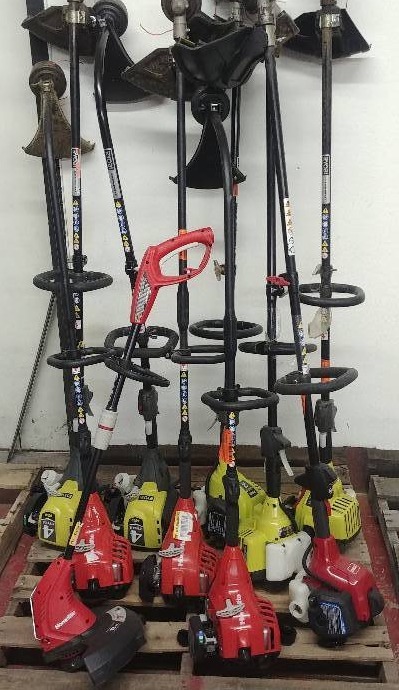 lot 17 image: Tested Working Toro, Ryobi, Homelite String Trimmers
