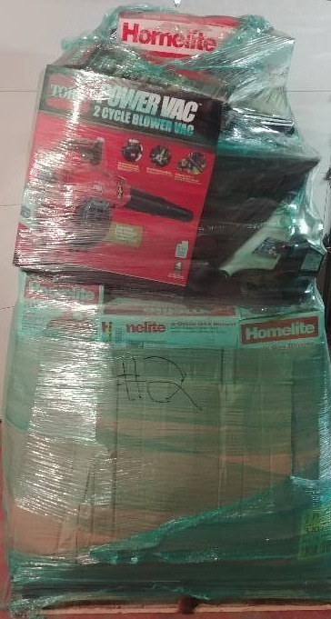 lot 20 image: Pallet of assorted gas powered equip & lock sets