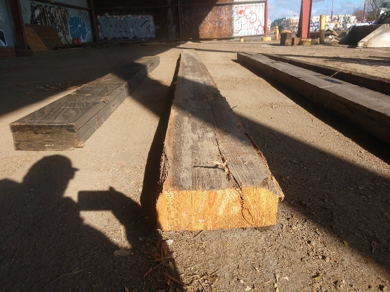 Long Reclaimed Wood Beams (4)