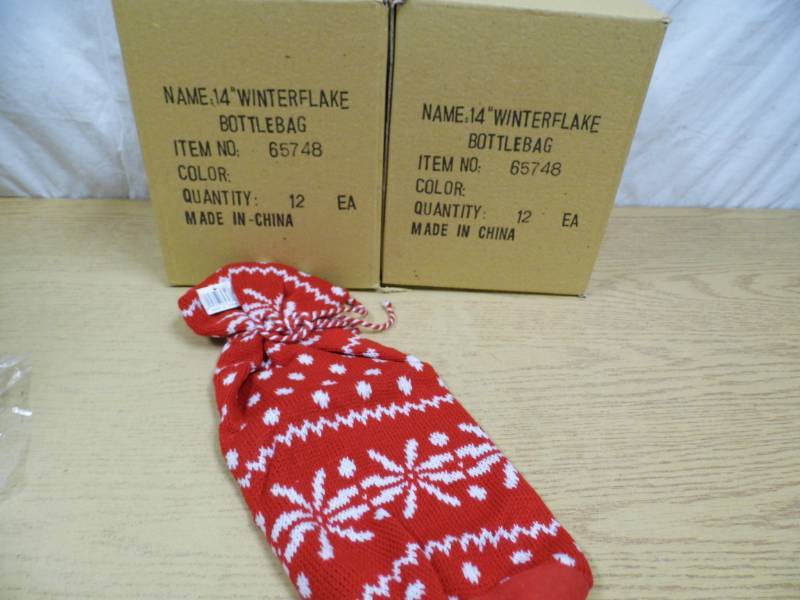Lot of 2 Boxes, 12 Each Bottle Bags
