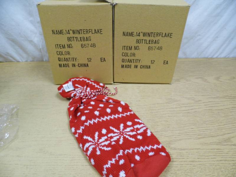 Lot of 2 Boxes, 12 Each Bottle Bags