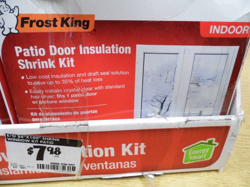 Lot of 14 Patio Door Insulation Kits