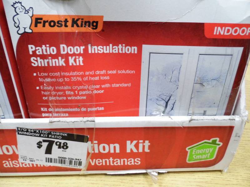Lot of 14 Patio Door Insulation Kits