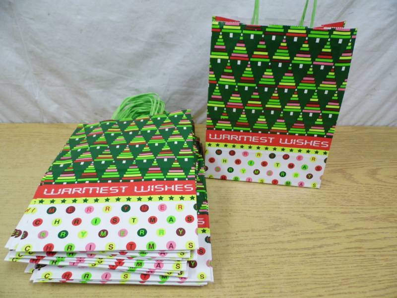 Lot of 50 Gift Bags - Warmest Wishes