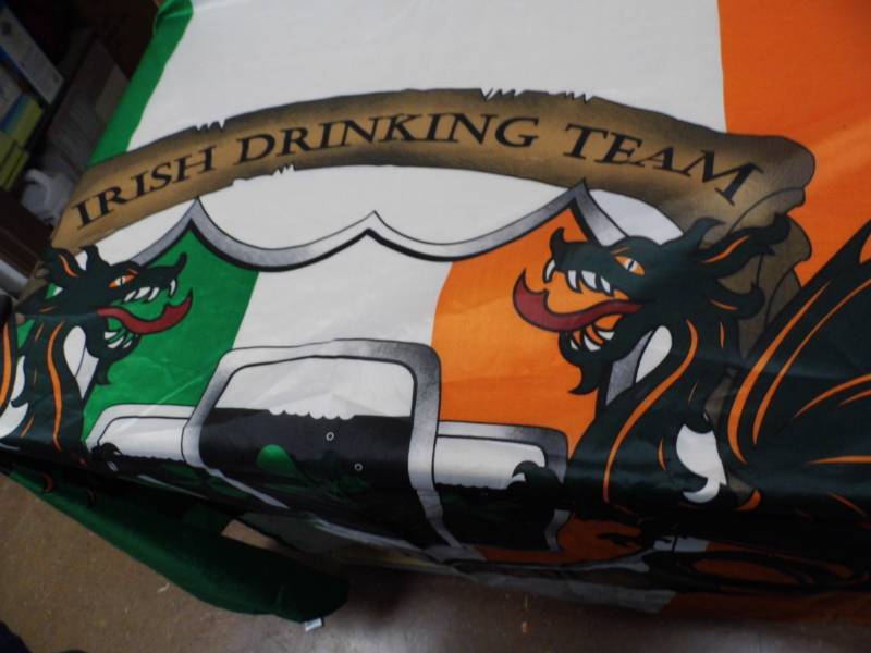 Irish Drinking Team Flag