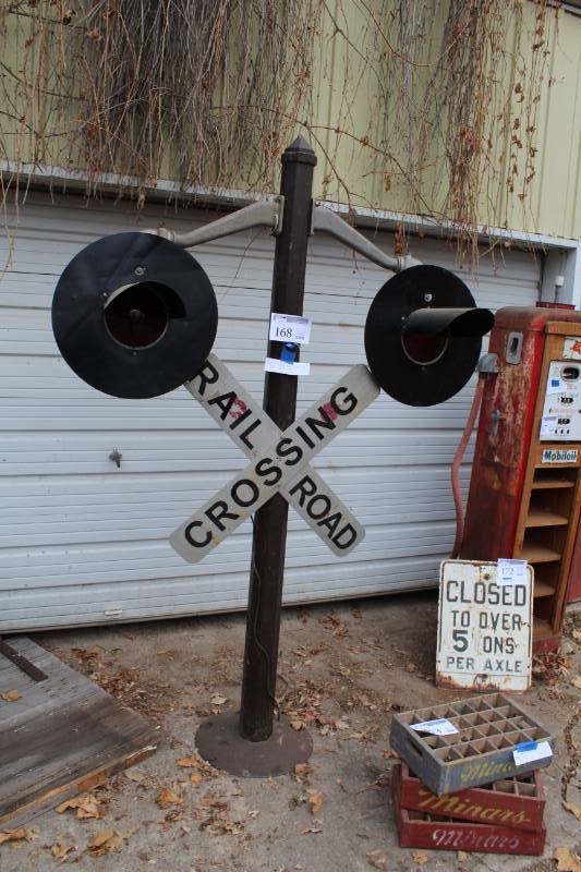 old railroad crossing lights for sale