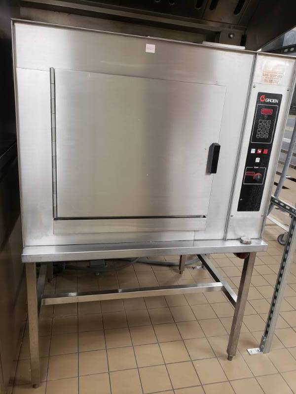 lot 13 image: Convection Combo Oven w Stainless Stand