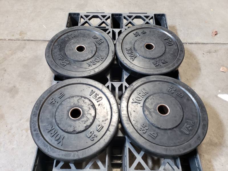 lot 24 image: 35Lbs Bumper Plates