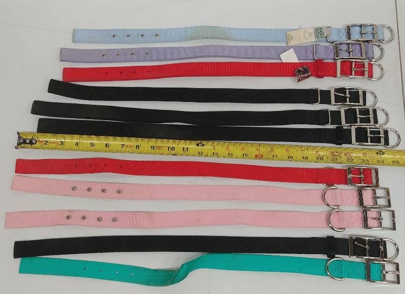 lot 24 image: qty11 - 24 Dog Collars - unused many with retail tags