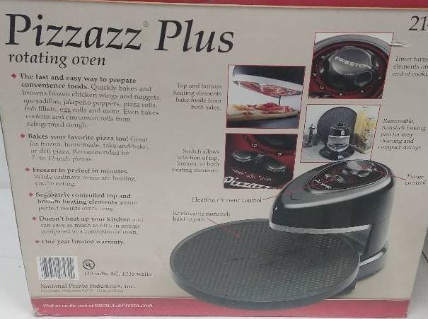 lot 50 image: Pizza Plus Rotating Oven, Tested as-working