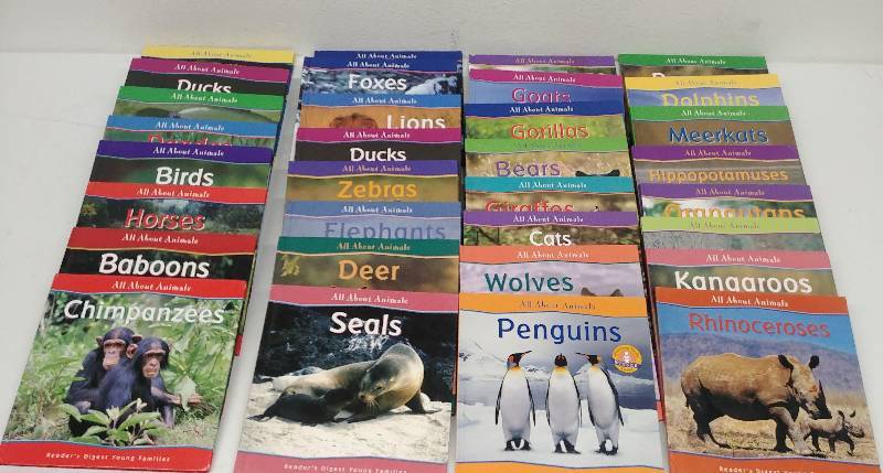lot 115 image: All About Animals book series, 32 books