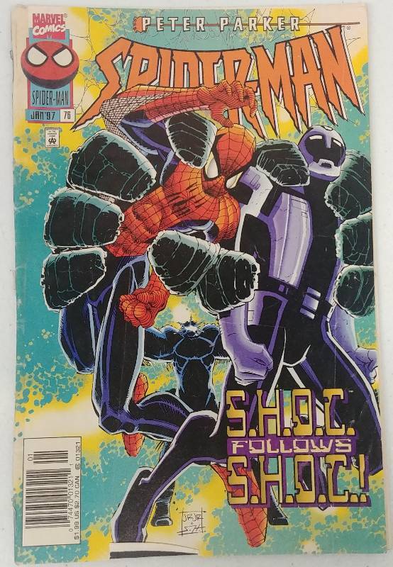 lot 125 image: Rare and valuable Spider-Man issue 76 Peter Parker