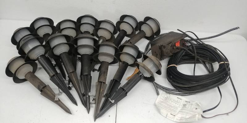 lot 141 image: Landscape Lighting System